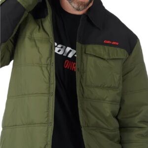 CAN-AM OEM HYBRID PUFFER OVERSHIRT MEN